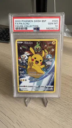 Pikachu SWSH020 SWSH: Sword & Shield Promo Cards Holo PSA 10 - Image 1