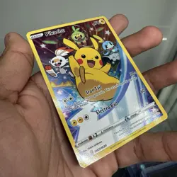 Pikachu SWSH020 SWSH: Sword & Shield Promo Cards Holo Near Mint - Image 2