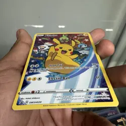 Pikachu SWSH020 SWSH: Sword & Shield Promo Cards Holo Near Mint - Image 4