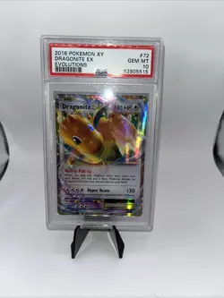 2016 Pokemon: DRAGONITE EX 72/108 - Ultra [XY Evolutions] - Gem Mint - PSA 10 💎 - Image 1
