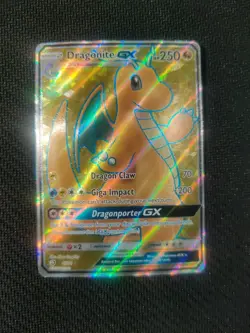 Pokemon TCG Dragonite GX Full Art Ultra Rare Card Dragon Majesty #67, Pack Fresh - Image 2