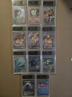 Bundle Of Graded Pokemon Cards - Image 1