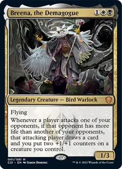 Breena, the Demagogue [001/081] C21 Mythic Foil [MTG Card English] - Image 1