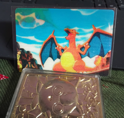 1998 Pokemon Charizard Pioneer Viz Video PIKA-0024D/ 3D Lenticular Promo Card - Image 3