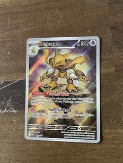 Pokemon Alakazam TCG Mega Evolution Promo Card ETB 009 NM Condition - Image 1