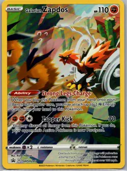Galarian Zapdos Promo SWSH: Sword & Shield Promo Cards SWSH283 NM - Image 1