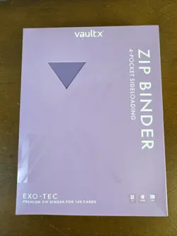 Vault X 4 Pocket Trading Card Zip Binder, 160 Cards, Premium Exo-Tec Album - Image 1