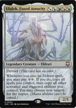 Ulalek, Fused Atrocity regular M - Commander: Modern Horizons 3 #4 MTG - Image 1