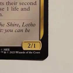 MTG Lotho Corrupt Shirriff LOTR The Lord of the Rings: Tales of Middle NEW #213 - Image 3