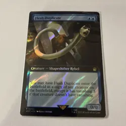 Flesh Duplicate (Extended Art) (Surge Foil) Universes Beyond: Doctor Who Foil NM - Image 1