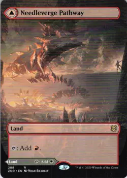 MTG Needleverge Pathway (Borderless) (288) | NM | Zendikar Rising {ZNR} - Image 1