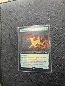Enduring Vitality MTG Duskmourn Extended Art FOIL English NM - Image 1