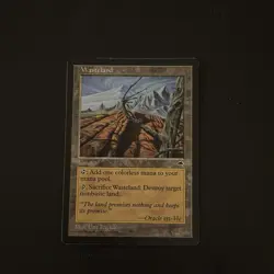 Magic The Gathering Tempest Wasteland #330 Lightly played - Image 1