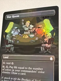MTG War Room Fallout 1068 Foil Promo - Image 2