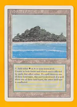MTG TROPICAL ISLAND Revised (OldManMTG 013-234) - Image 1