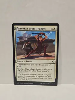 Sokka's Sword Training Magic the Gathering MTG Avatar: the Last Airbender TLE - Image 1