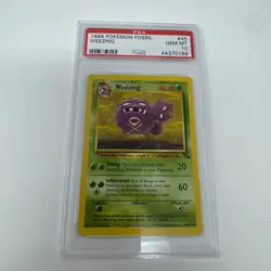 PSA 10 #45 Weezing Fossil 1999 Pokemon - Image 1