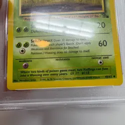PSA 10 #45 Weezing Fossil 1999 Pokemon - Image 4