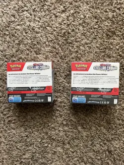 Pokemon Scarlet & Violet Stellar Crown Booster Box SEALED/NEW Lot of 2 - Image 2