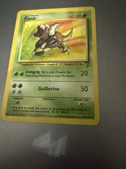 Pokemon - PINSIR - 29/130 - RARE - Non-holo - BASE SET 2 - 2000 - WOTC - Vintage - Image 2