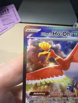 2025 Pokemon ETHAN'S Ho-Oh ex Special ILL Rare 230/182: Destined Rivals - Holo - Image 3