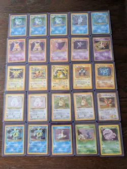 Vintage Pokemon Holo Lot (1996-1998) - Base, Jungle, Fossil, Team Rocket LP 20+ - Image 1