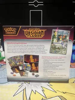 Pokemon TCG Obsidian Flames Pokemon Center ETB Sealed (SLIGHT DAMAGE) - Image 5