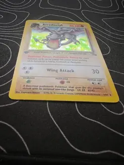Pokemon TCG Aerodactyl Fossil 1st Edition Holo Unlimited Rare - Image 2