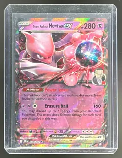 Team Rocket's Mewtwo ex 2025 Pokemon SV Destined Rivals - DRI EN #081/182 - Image 1