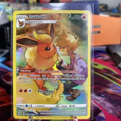 Flareon TG01/TG30 Swsh09: Brilliant Stars Trainer Gallery Holo Pokemon - Image 1