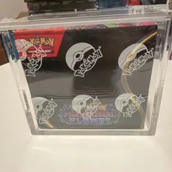 Pokemon Mega Evolution Phantasmal Flames Booster Box With Hard Acrylic Case - Image 1