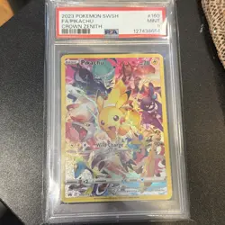 2023 Pokemon SWSH Crown Zenith Pikachu Full Art #160/159 PSA 9 - Image 1