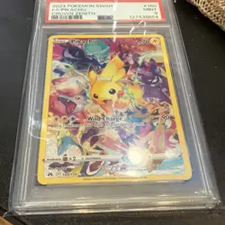 2023 Pokemon SWSH Crown Zenith Pikachu Full Art #160/159 PSA 9 - Image 3