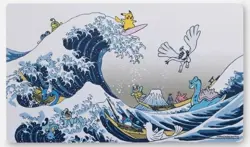 Pokemon Center Great Wave Pikachu & Friends Playmat NEW SEALED - Image 1