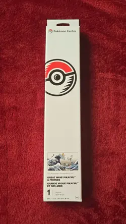 Pokemon Center Great Wave Pikachu & Friends Playmat NEW SEALED - Image 2