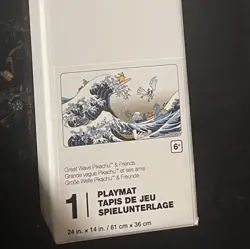 Pokemon Center Great Wave Pikachu & Friends Playmat 2023 New Sealed Lugia - Image 1