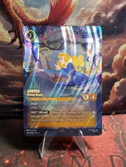 Disney Lorcana TCG Aurora Waking Beauty (Enchanted) 205/204 - Image 1