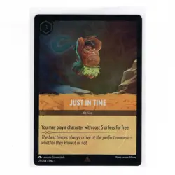 Just In Time Disney Lorcana The First Chapter Cold Foil 29/204 - Image 1