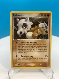Pokemon TCG Cubone 51/109 Reverse Holo Team Rocket Returns Stamped - NM - Image 1