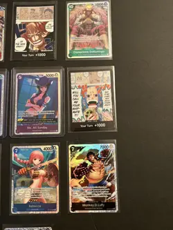 One Piece TCG English 18 Card Lot: SR / DON - Image 4