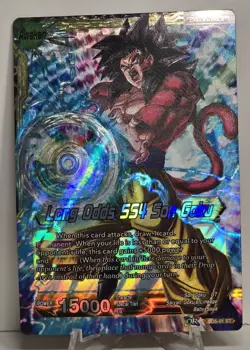 Long Odds SS4 SON GOKU SD5-01 ST FOIL Dragon Ball Super Card Game Jumbo NM/M - Image 1