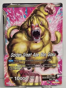 Long Odds SS4 SON GOKU SD5-01 ST FOIL Dragon Ball Super Card Game Jumbo NM/M - Image 2
