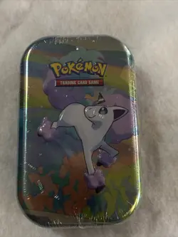 Pokemon Collectors Galar Pals Mini Tin 2 Packs Metallic Coin Art Card C23 - Image 1
