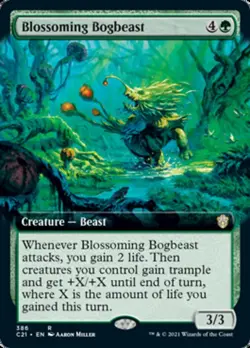 Blossoming Bogbeast (Extended Art) [Commander 2021] - Image 1
