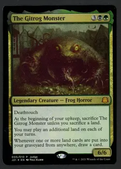 ***FOIL The Gitrog Monster Judge Promo*** MTG Promo Magic Kid Icarus - Image 1