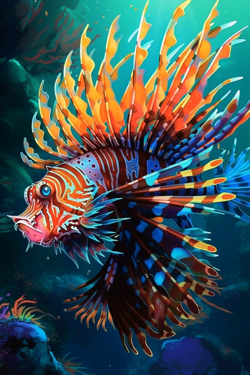 Dan Dan / Forgetful Fish X MTG Custom Altered Art - Full Art Two Player Game - Image 2