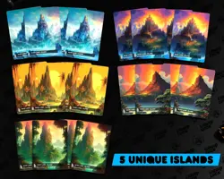 Dan Dan / Forgetful Fish X MTG Custom Altered Art - Full Art Two Player Game - Image 4