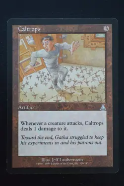 Magic The Gathering MTG CALTROPS Urza's Destiny LP Lightly Played - Image 1