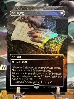 MTG | Sol Ring (1696) [Secret Lair: Sheldon's Spellbook]✨FOIL✨ - Image 1