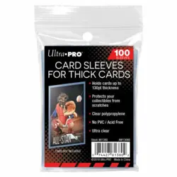 100x Ultra Pro Card Sleeves FOR THICK CARDS - 130pt Clear Protectors Pokemon MTG 74427813802 - Image 3